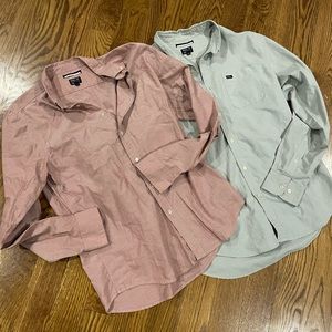 Long sleeve casual RVCA button downs